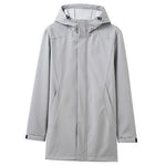 Giordano Men Jackets Polar Fleece-lined Mid-long Hooded Jacket Windproff Double Pockets Warm Casaco Masculino 01079652