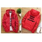 2019 S-6XL Your OWN Design Brand Logo/Picture White Custom Men and women jackets Plus Size Jacket Men Clothing Outdoor SA-8