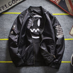 Spring And Autumn Baseball Collar Embroidered Letters Double-sided Jacket Youth Flying Suit Men's Jacket Dropshipping