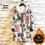 Fleece Jacket Winter Parkas Men 5XL Print Military Japanese Hooded Long Trench Coat Black Hip Hop Streetwear Thick Men's Jackets