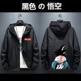 Men Fashion Hip Hop Windbreaker Jackets Japanese Casual Hooded Jackets Streetwear Men Women Loose  Harajuku Devil Coat Male